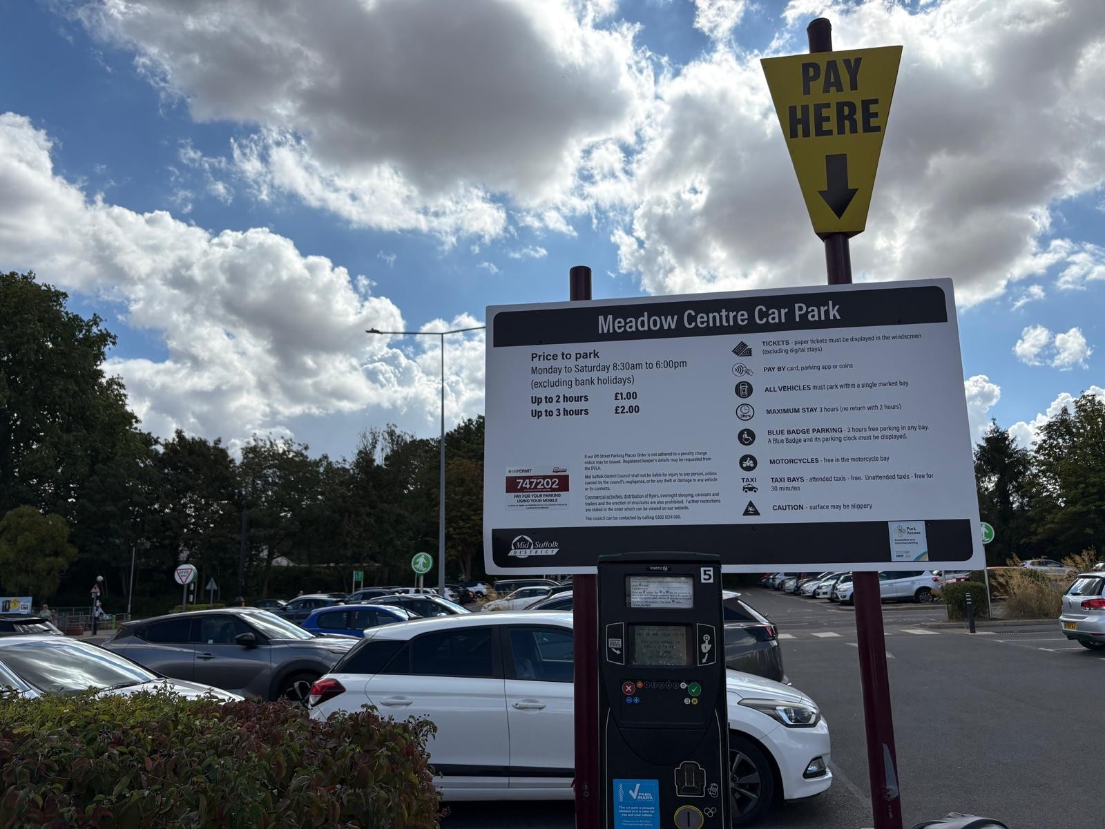 Meadow Centre car park