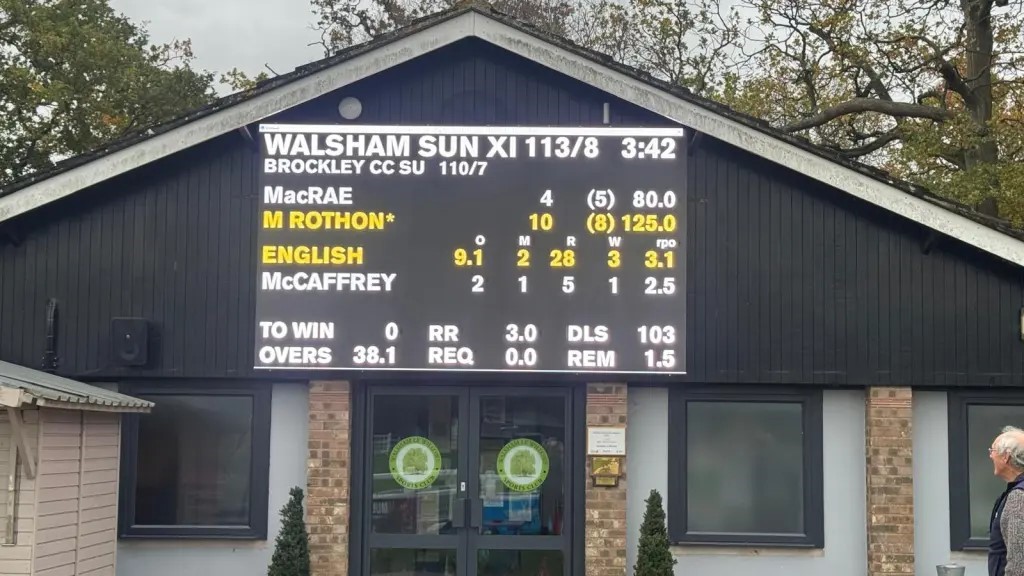 Walsham Le Willows Sports Club new screen