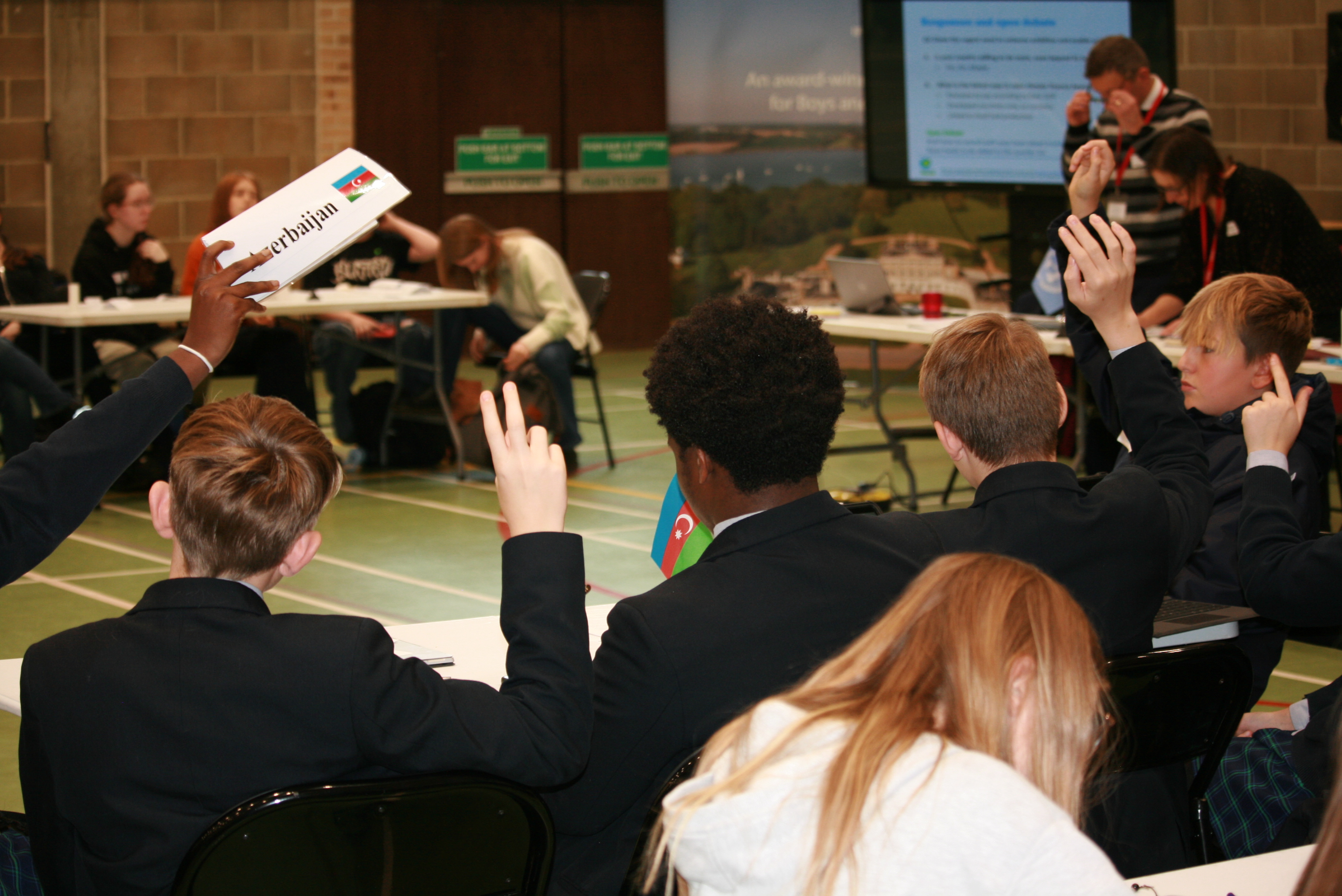 Students vote at Babergh and Mid Suffolk District Councils' Schools Green Skills Summit 2024