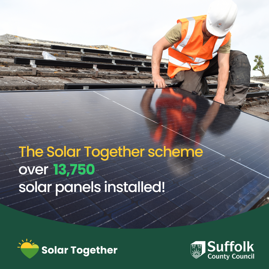 Solar Together Suffolk scheme promotion