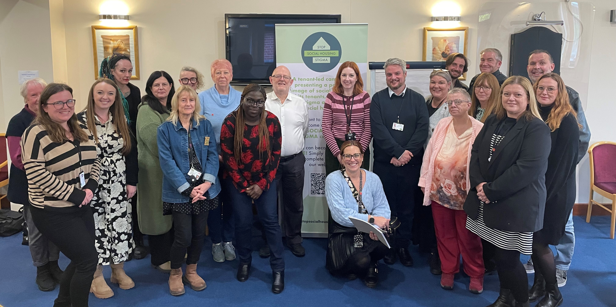 Tenants, councillors, and council officers come together to explore how to tackle the unfair stereotyping of council tenants and the stigma associated with living in social housing.