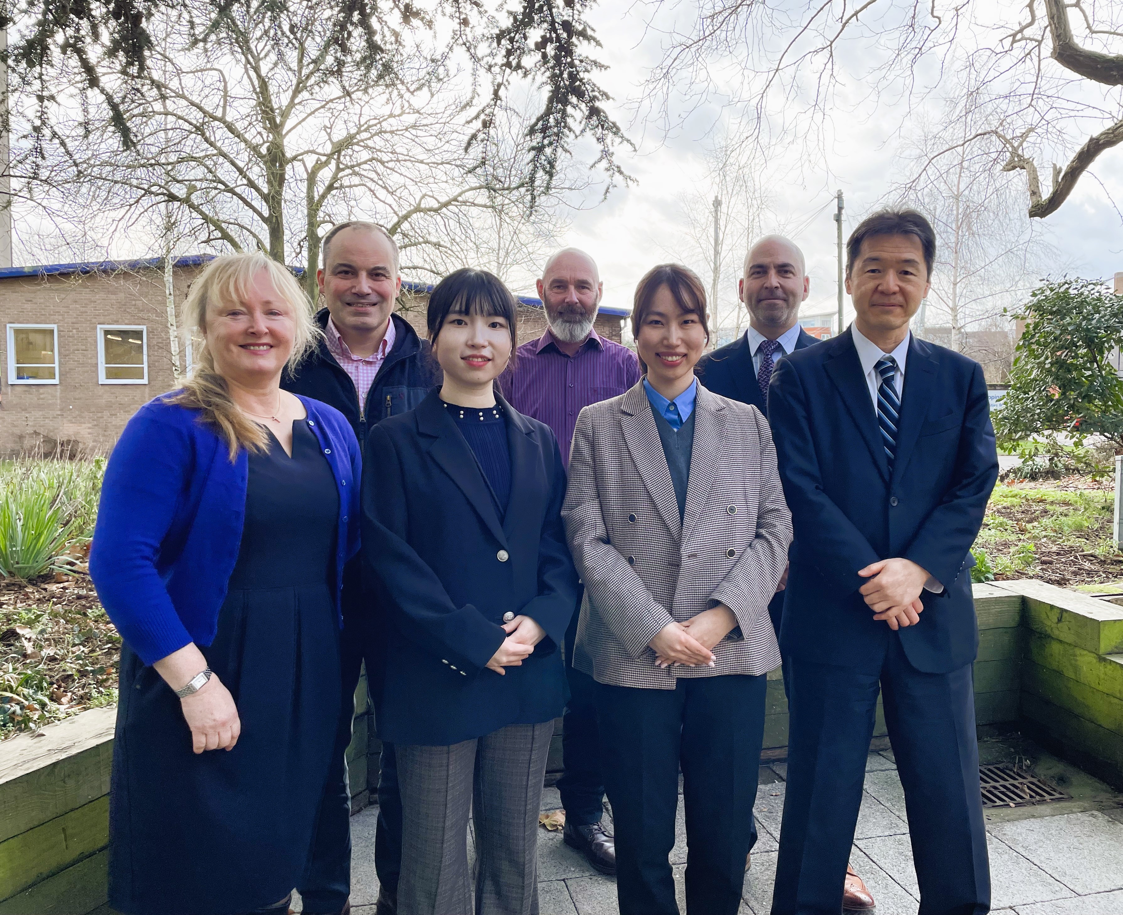 Cllr Helen Davies, Cllr Tim Weller, Babergh and Mid Suffolk District Councils’ officers, joined by officers from the Tokyo Metropolitan Government’s statistics division