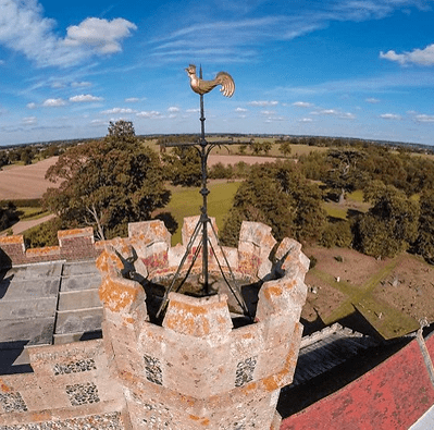 Assington aerial view