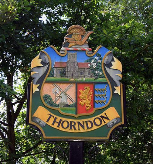 Thorndon village sign